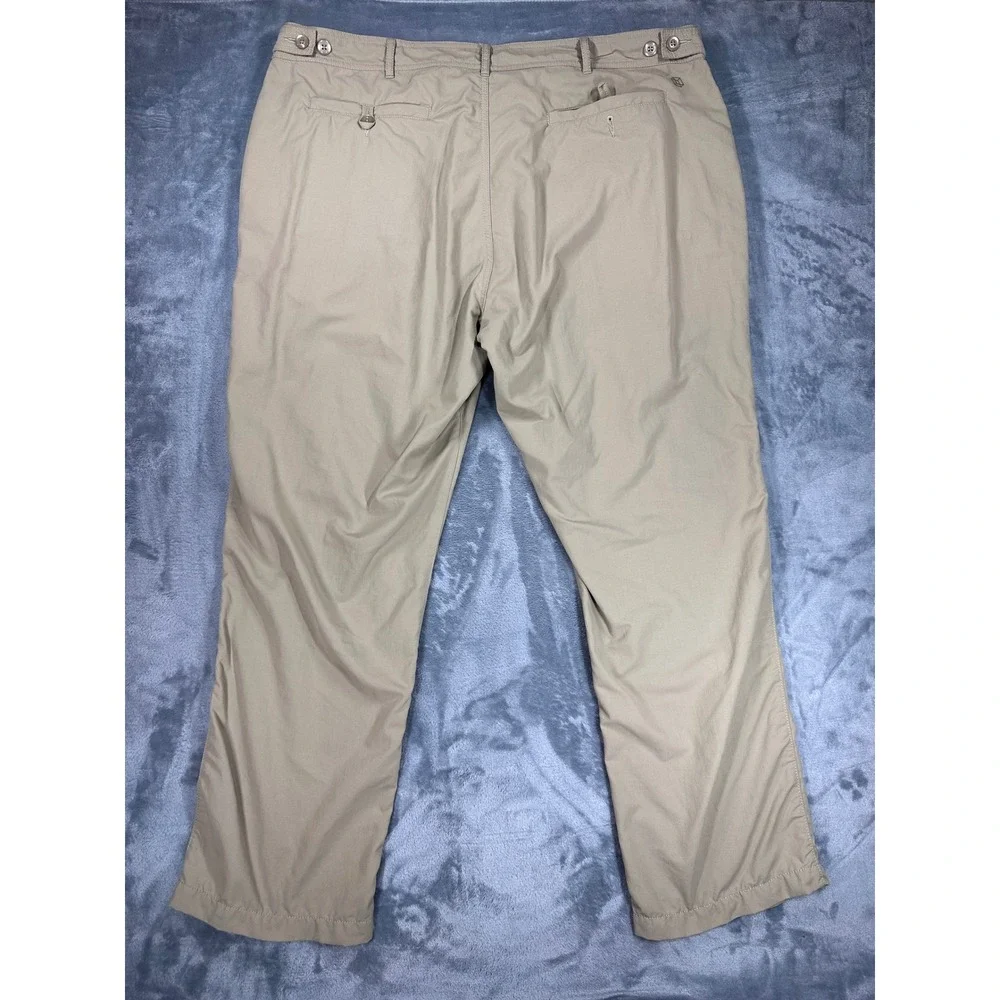 Clothing Arts P^cubed Pick-Pocket Proof Travel Pants Mens 40x30 Khaki Tan Nylon